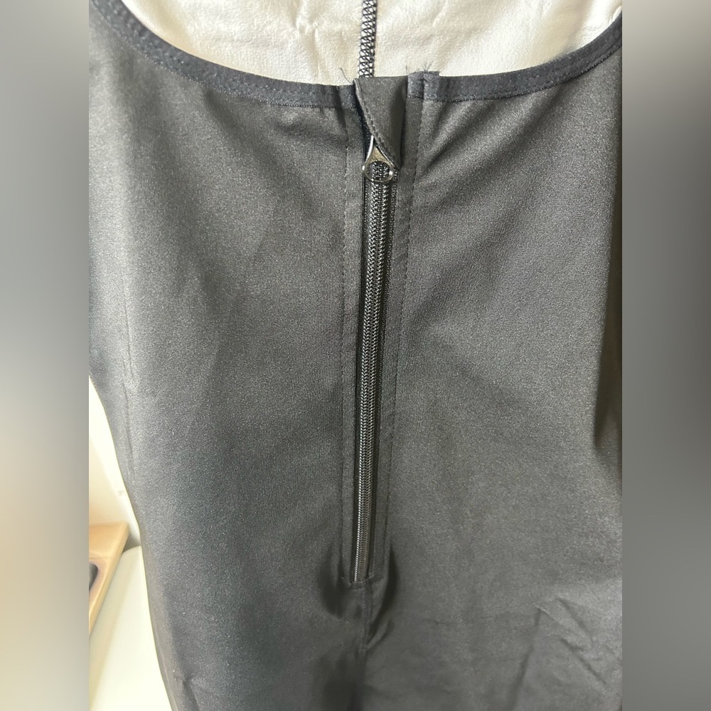 NWOT Full Body Short Sleeve Sweat Suit. Waist Trainer Slimming Shapewear M - Picture 3 of 5